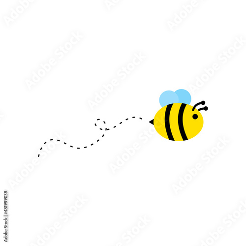 Honey bees make honey from pollen and nectar collected from flowers.