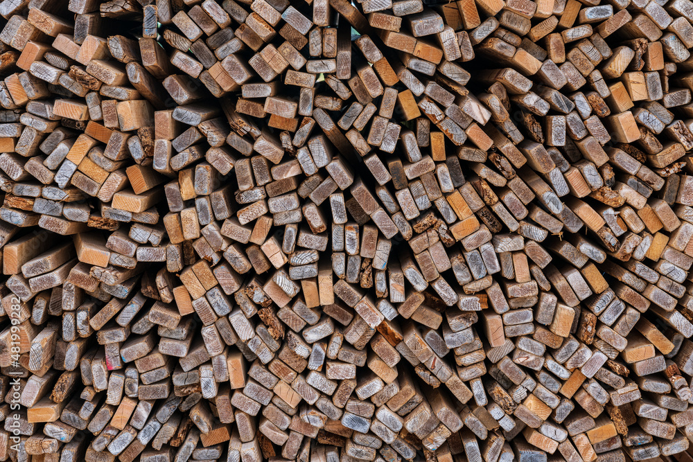 Background texture from a pile of stacked boards Background texture from a pile of stacked boards