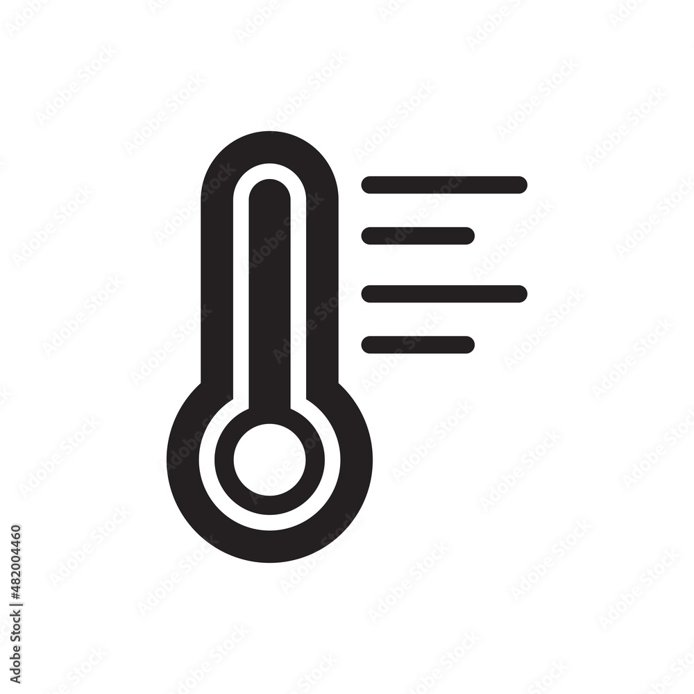 Temperature icon ( vector illustration ) Temperature icon ( vector illustration )