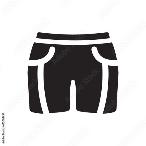 Short pant icon