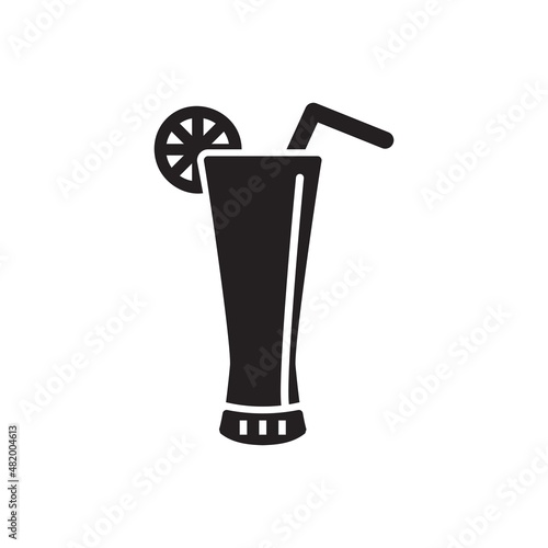 Cold drinks icon ( vector illustration )