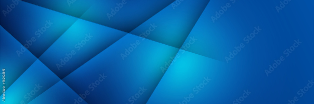 Corporate business blue wide banner design background. Abstract modern 3d banner design with dark blue technology geometric background. Vector illustration Corporate business blue wide banner design background. Abstract modern 3d banner design with dark blue technology geometric background. Vector illustration