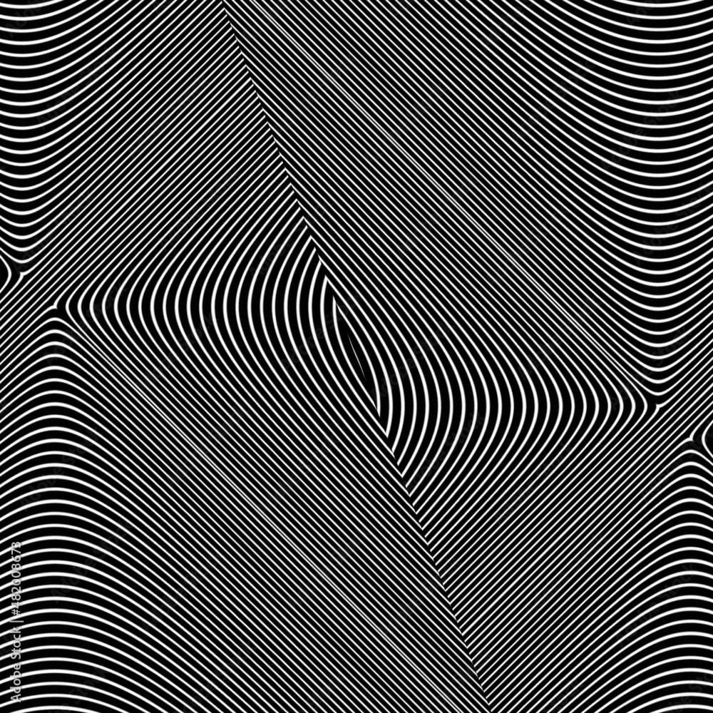 geometric abstract black and white lines background