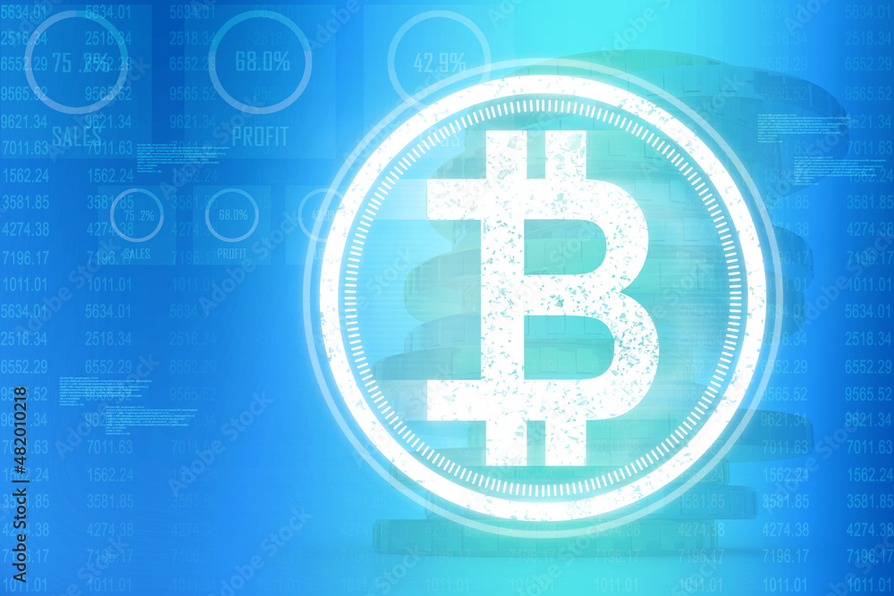 2d rendering bitcoin sign concept
2d rendering bitcoin sign concept