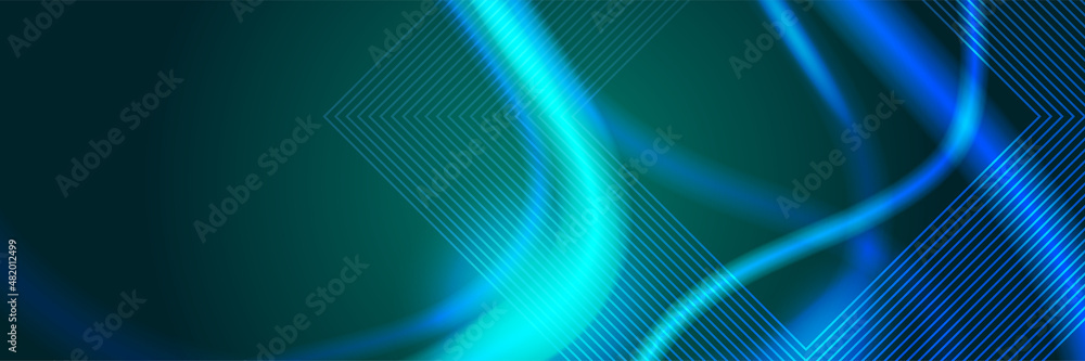 Display abstract green wide banner design background. Abstract 3d banner design with dark red technology geometric background. Vector illustration Display abstract green wide banner design background. Abstract 3d banner design with dark red technology geometric background. Vector illustration