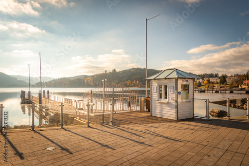 Obraz na plátně Bootsanlegestelle Titisee