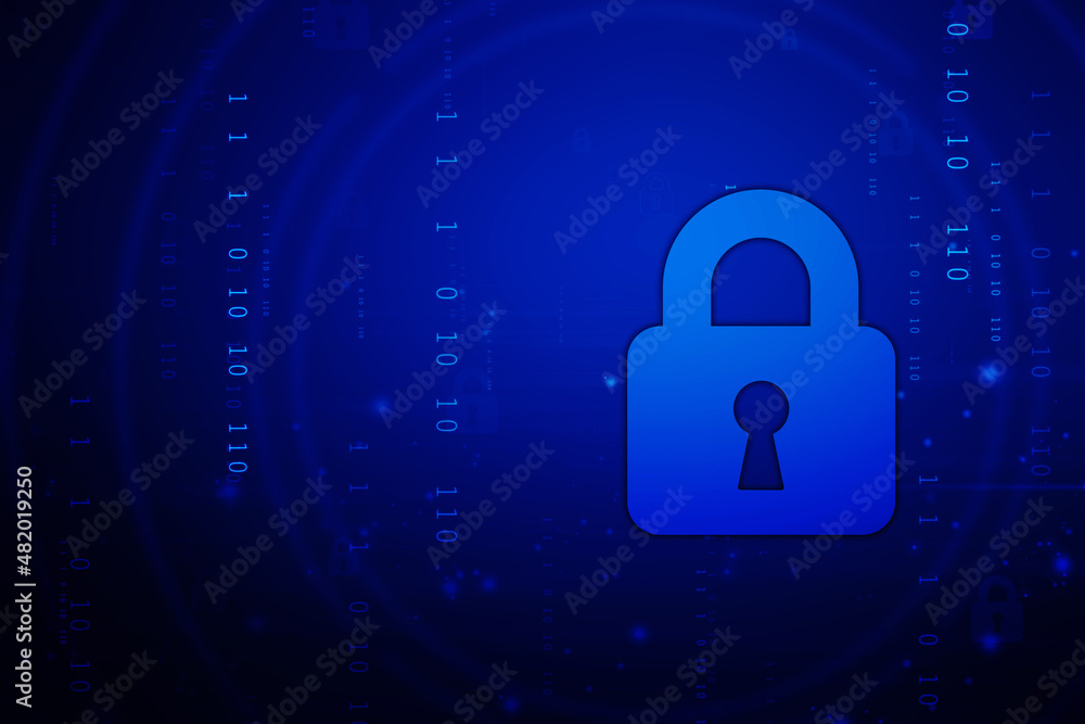 2d illustration Safety concept: Closed Padlock on digital background
2d illustration Safety concept: Closed Padlock on digital background
