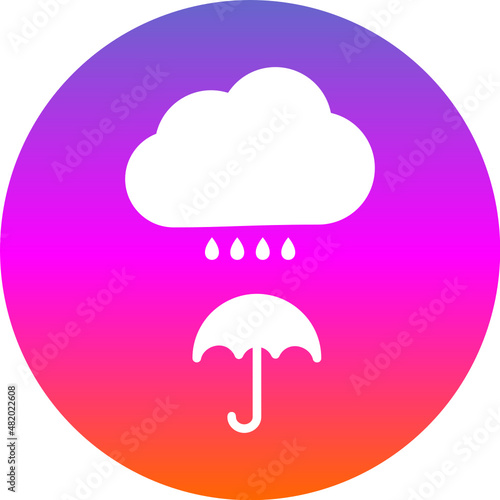 Cloudy Umbrella Icon