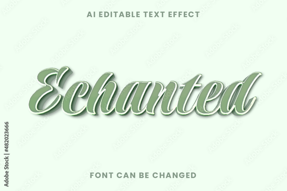 Echanted Text Effect 