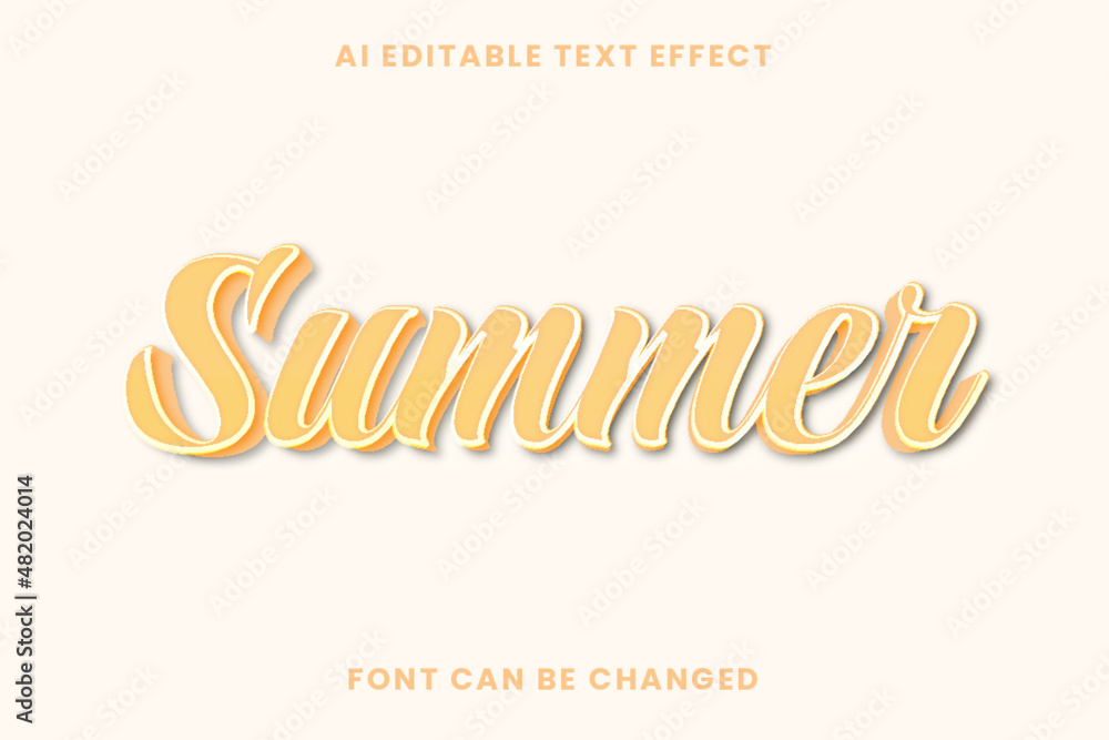 Summer Text Effect Summer Text Effect
