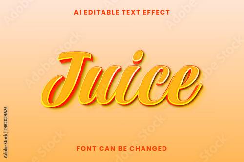 Juice Text Effect