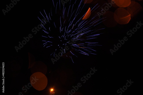 fireworks in the sky