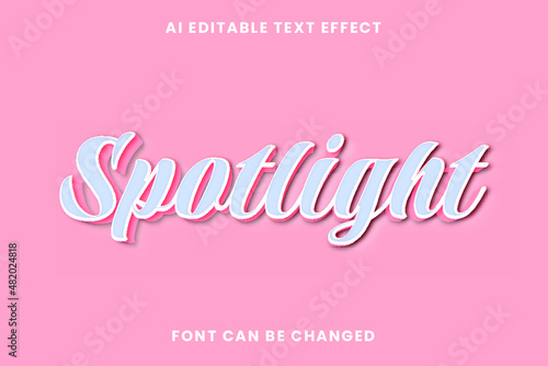 Spotlight Text Effect