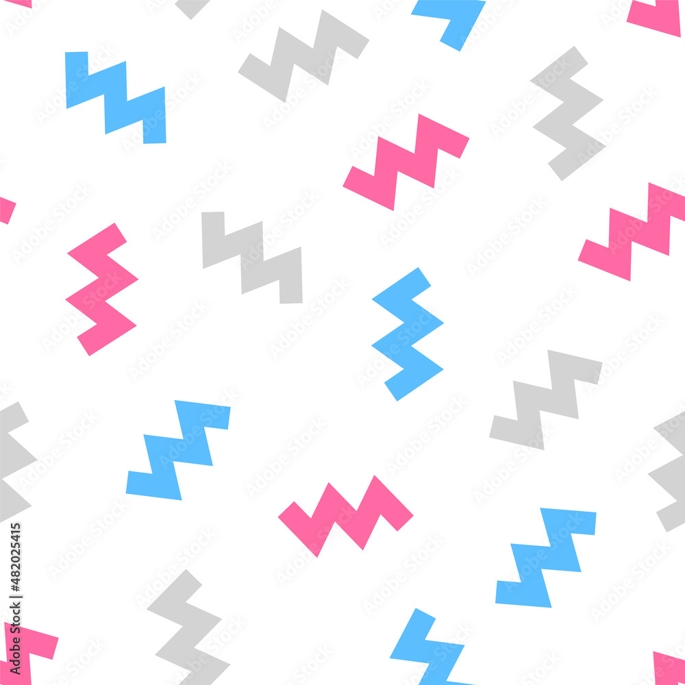 Memphis geometric seamless pattern Memphis geometric seamless pattern