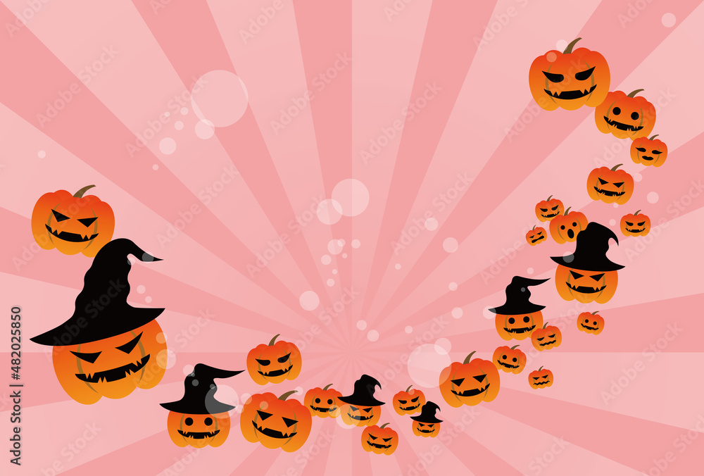 Fototapeta premium ハロウィン 背景