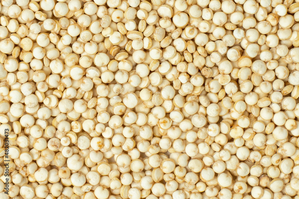 Organic quinoa seeds. Super food. Top view close-up Organic quinoa seeds. Super food. Top view close-up