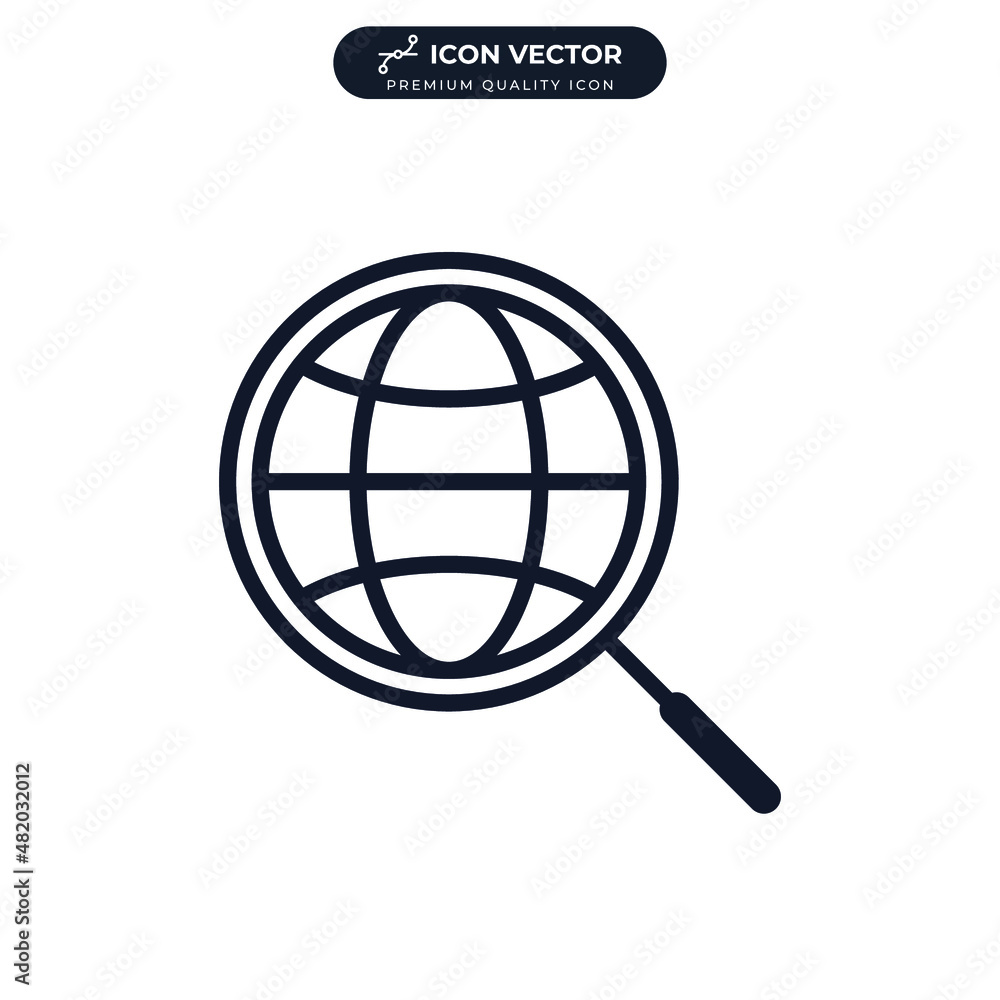 Search icon symbol template for graphic and web design collection logo vector illustration Search icon symbol template for graphic and web design collection logo vector illustration