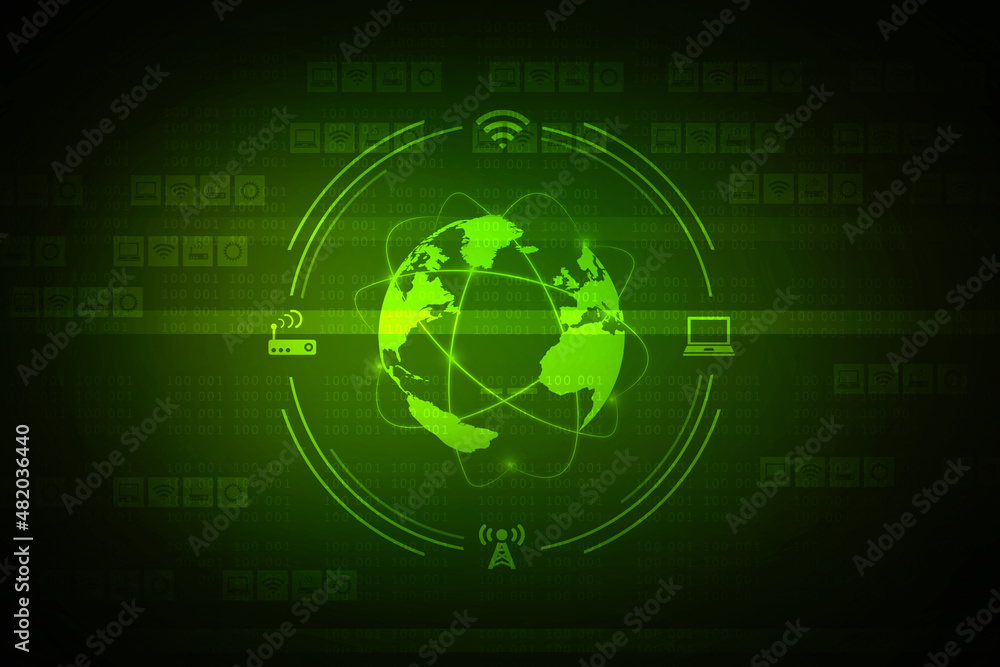2d illustration world map abstract background 2d illustration world map abstract background