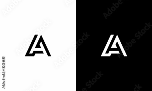 Initial Letter A Lettermark Logo Vector Design