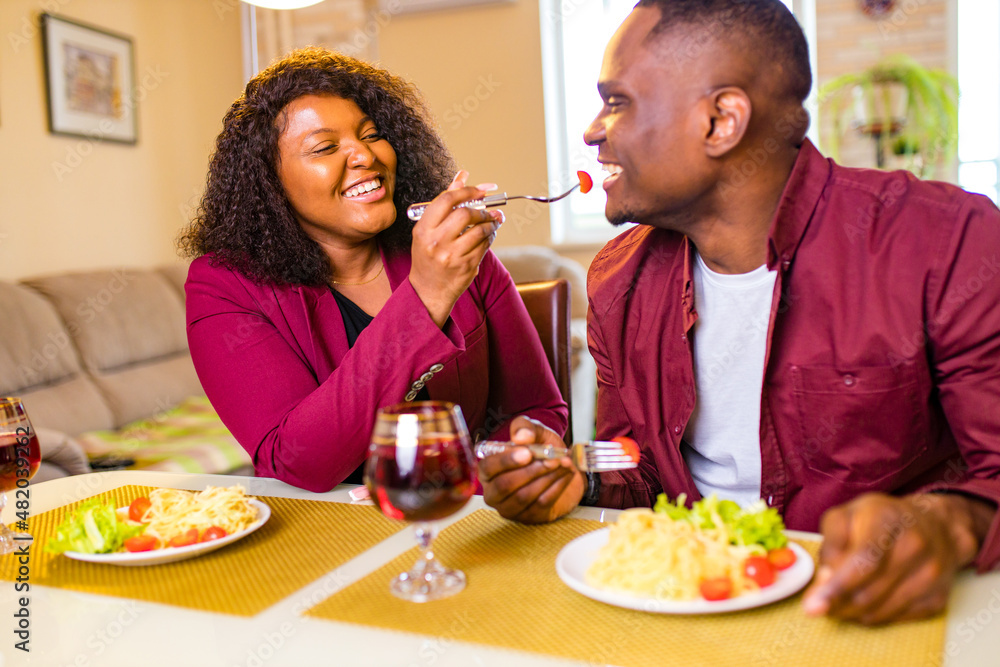 african american people in love having date at Valentine 14 february african american people in love having date at Valentine 14 february