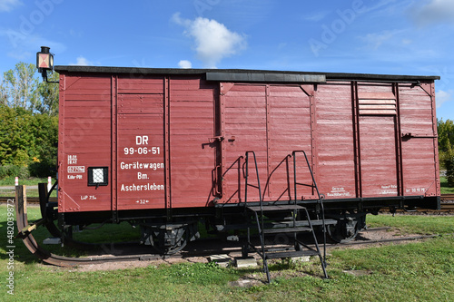 Güterwagen der Harzer Schmalspurbahn 