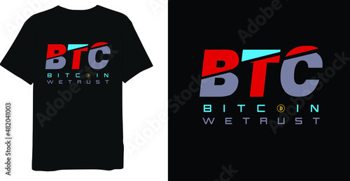 Funny Bitcoin T-shirt  Design 