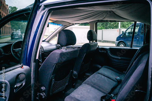 car interior with loose ceiling   © Ritvars