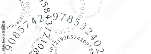 Creative and modern background with numbers.	