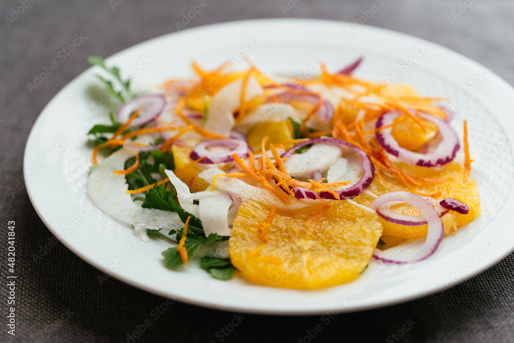 Home made Fennel and Orange Salad with Arugula Home made Fennel and Orange Salad with Arugula