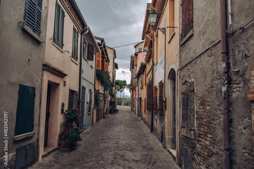 narrow street in the town © Angelika_Z