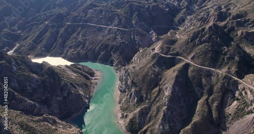 Aerial view of Los Reyunos, near Bajo Rosado.
 photo