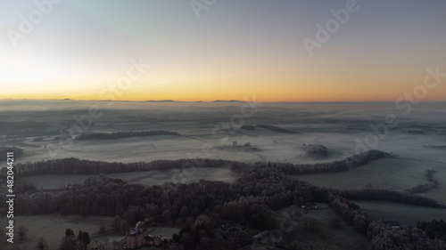 Kilmarnock drone sunrise