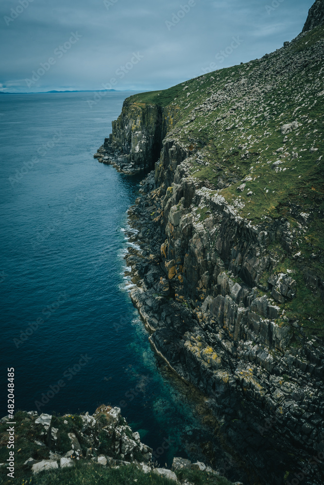 Coastal cliff's Isle of Skye