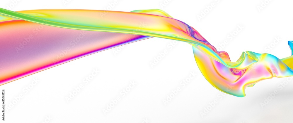 Abstract rainbow light wave futuristic Abstract rainbow light wave futuristic