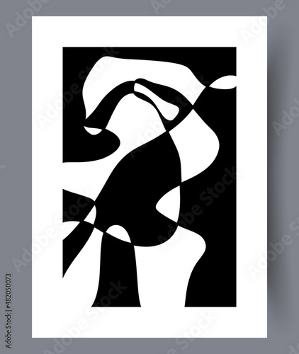 Printable wall art vector poster