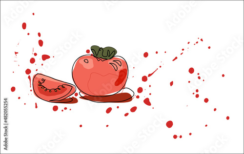 logo, tomato, vegetable, tomato, red, ketchup, cafe, kitchen, harvest, garden, dacha, plant, food, cooking, pasta, restaurant, menu