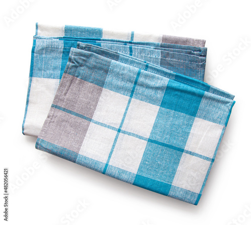 Canvas Print two new folded kitchen cotton towels