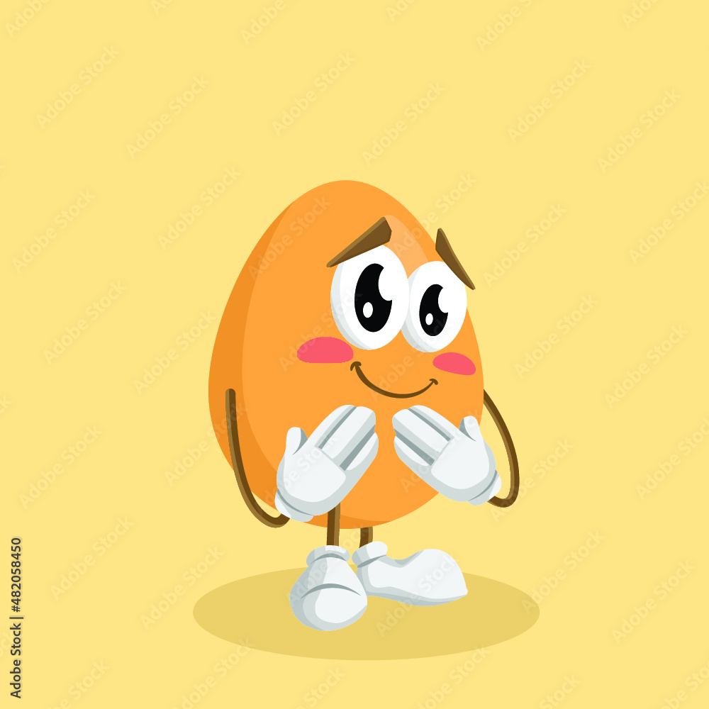 set Egg Logo and icon mascot