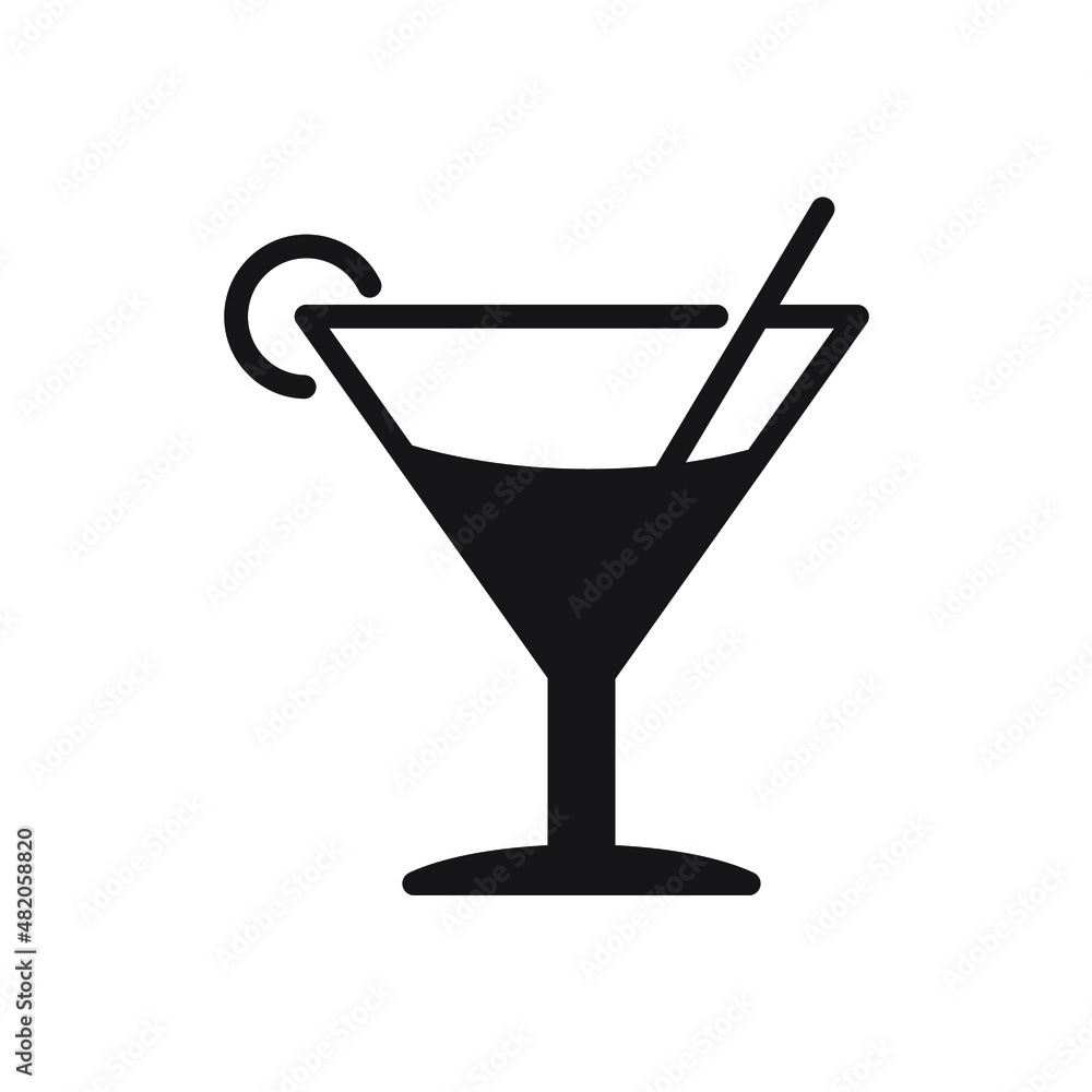 cocktail icons symbol vector elements for infographic web cocktail icons symbol vector elements for infographic web