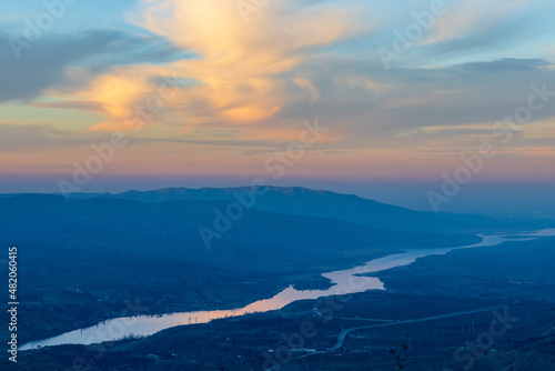 Chiryurt reservoir Dagestan