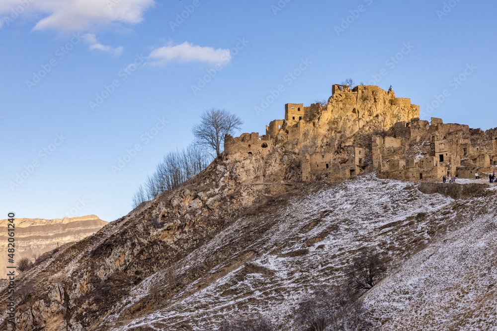 Fototapeta premium Gamsutl is a mountain village in Dagestan