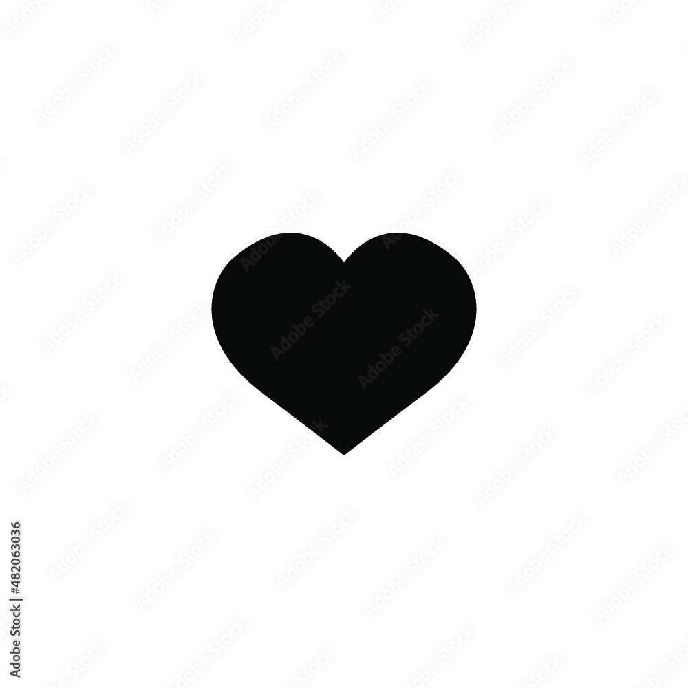 Vector image. Heart, symbol of love.