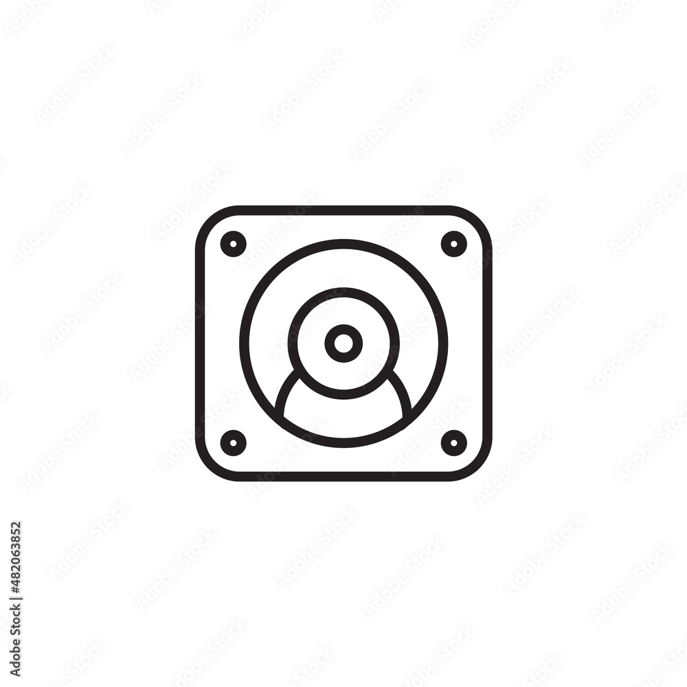 hard disk icon. Flat design style eps 10. HDD icon. Simple flat logo of hard drive disk isolated on white background. Vector illustration. hard disk icon. Flat design style eps 10. HDD icon. Simple flat logo of hard drive disk isolated on white background. Vector illustration.