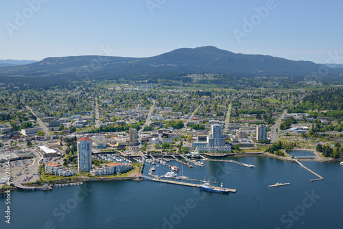 Aerial photo of Nanaimo, British Columbia photo