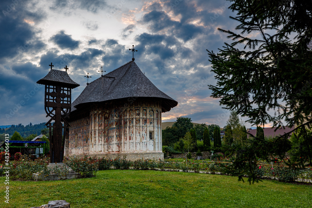 The monastery of Humor in Romania