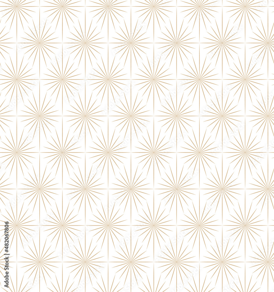 Golden geometric vector seamless patterns on a white background. Modern illustrations for wallpapers, flyers, covers, banners, minimalistic ornaments, backgrounds. Golden geometric vector seamless patterns on a white background. Modern illustrations for wallpapers, flyers, covers, banners, minimalistic ornaments, backgrounds.
