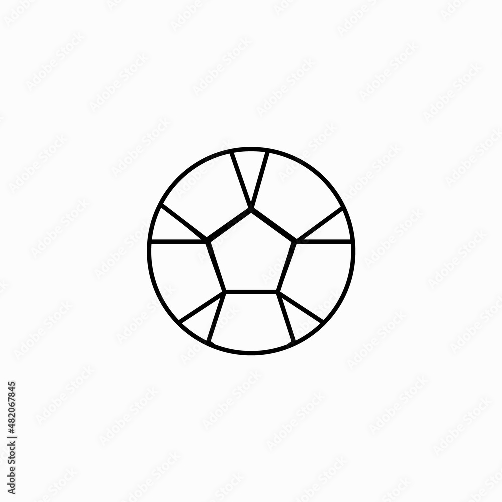 Vector Soccer ball on white background. European football logo. Football ball design. Vector illustration. soccer ball icon vector. Thin line soccer ball outline icon vector illustration Vector Soccer ball on white background. European football logo. Football ball design. Vector illustration. soccer ball icon vector. Thin line soccer ball outline icon vector illustration