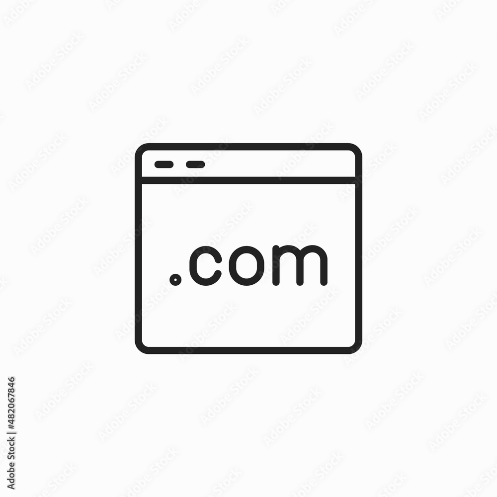 Website line icon for web and mobile. Landing Page Icon. Business and Finance. Isolated Illustration. browser icon or logo isolated sign symbol vector illustration Website line icon for web and mobile. Landing Page Icon. Business and Finance. Isolated Illustration. browser icon or logo isolated sign symbol vector illustration
