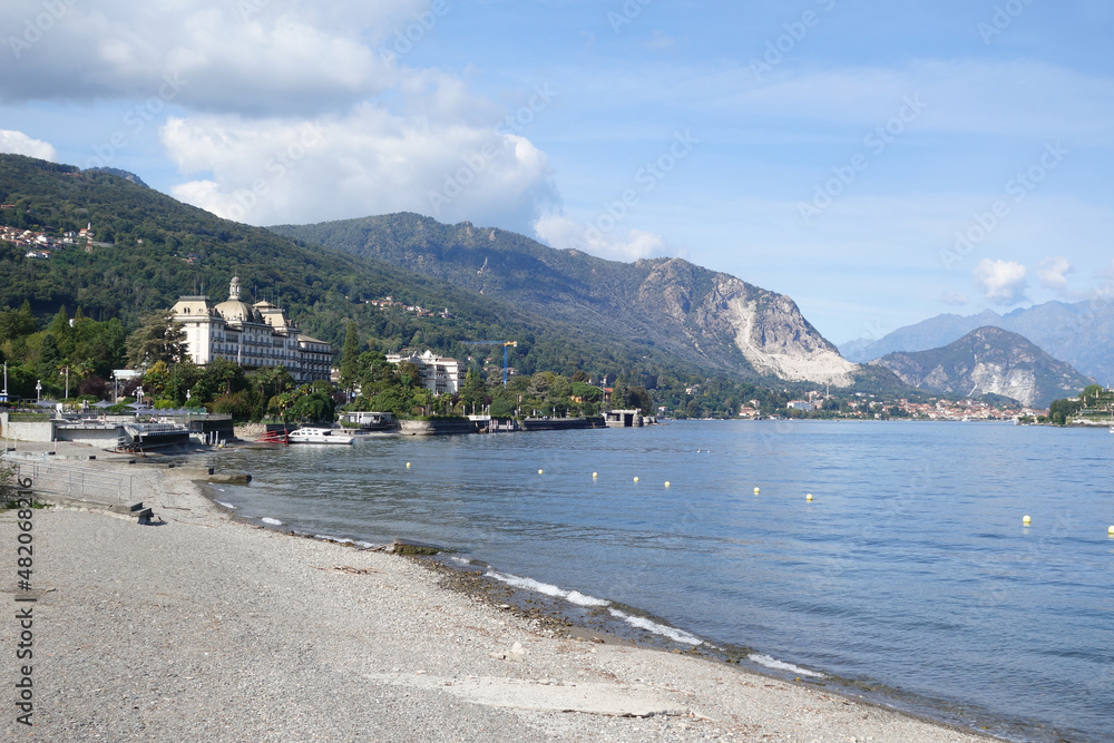 Lago Maggiore Strand bei Stresa