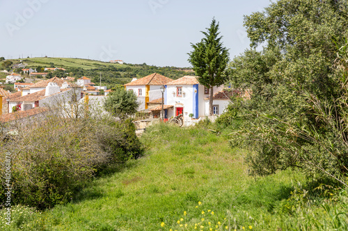 a view of aldeia da Mata Pequena typical village  Igreja Nova e Cheleiros  Mafra  Portugal